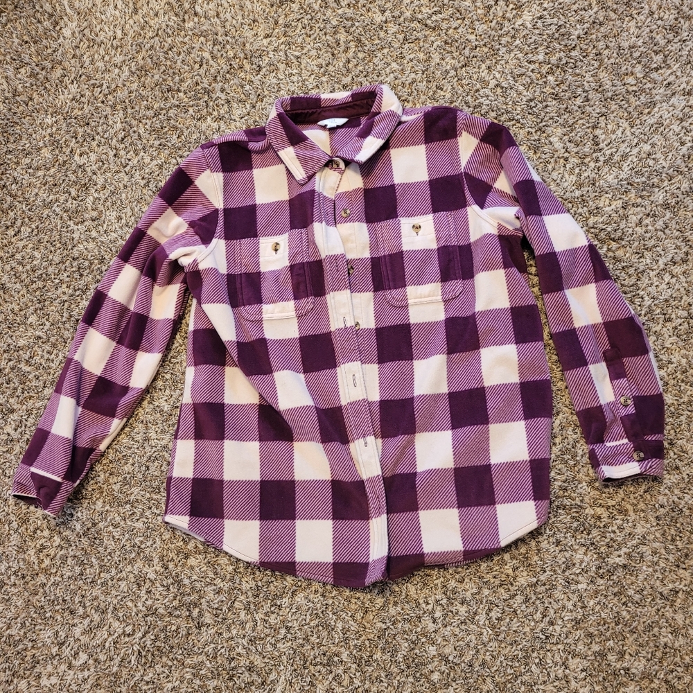 Pink flannel time and tru
